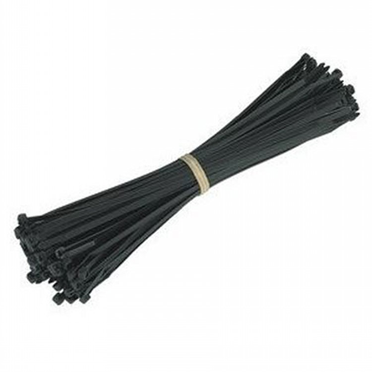 Black cable ties 4.8 x 300 mm (pack of 100)