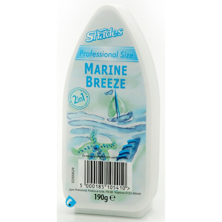 Shades Marine Breeze Gel block Solid Air freshener Pk12