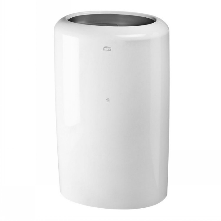 Tork Elevation Waste Bin 50 Ltr (white plastic) B1 System 