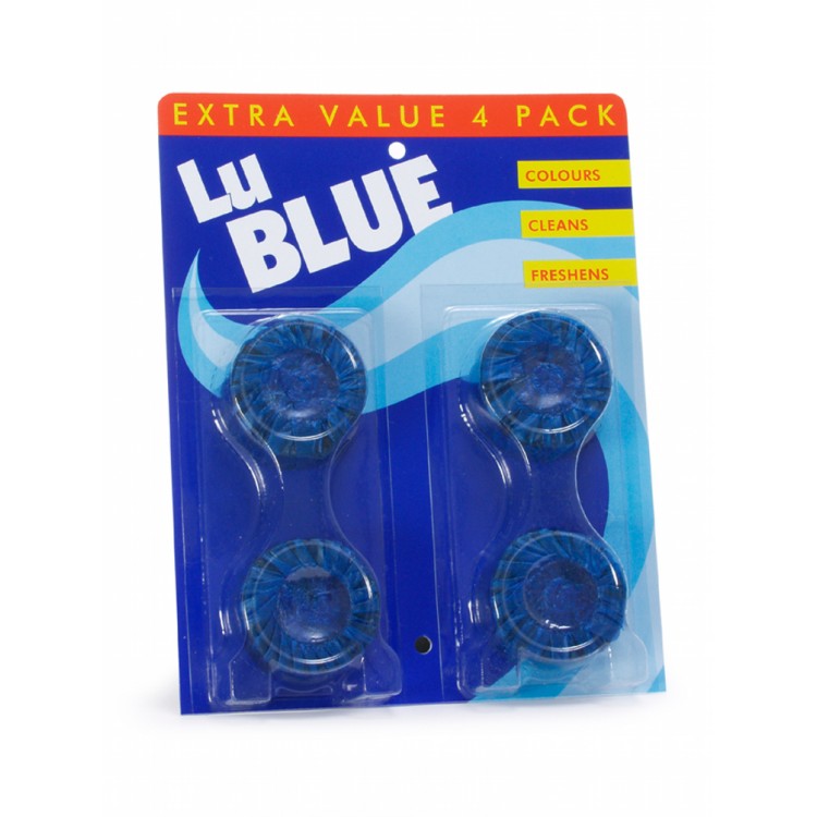 Lu Blue Toilet Block Pk12