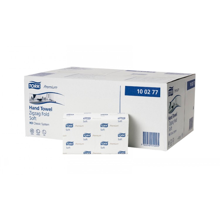 Tork Hand Paper Towel Premium Zig Zag Fold 2 Ply soft Discontinued