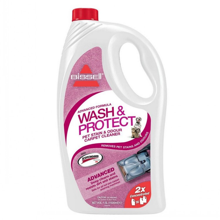 Bissell 2 x Concentrate Pet Stain and Odour Carpet Shampoo 