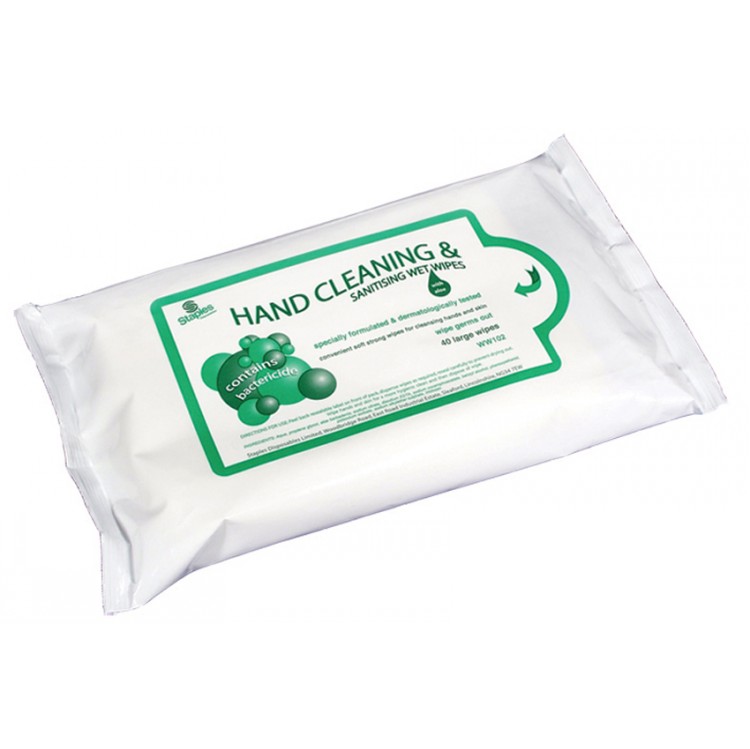 Hand Sanitising Wipes (20 packs x 40 wipes)  