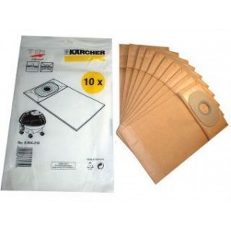 Karcher Vacuum Bags for T7/1, T/9 and T/10 Vacuums Pk10