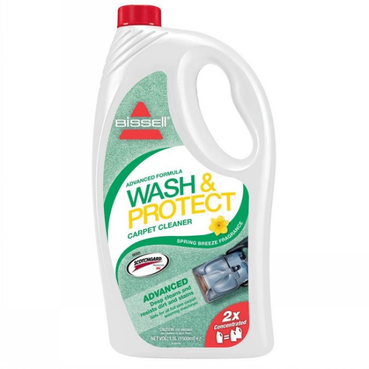 Bissell Carpet Cleaning Solution with Scotchgard Wash &amp; Protect Spring Breeze Fragrance 