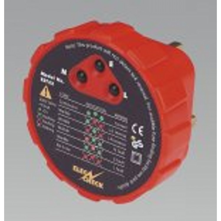 Socket Tester 13Amp 18 Function Audible