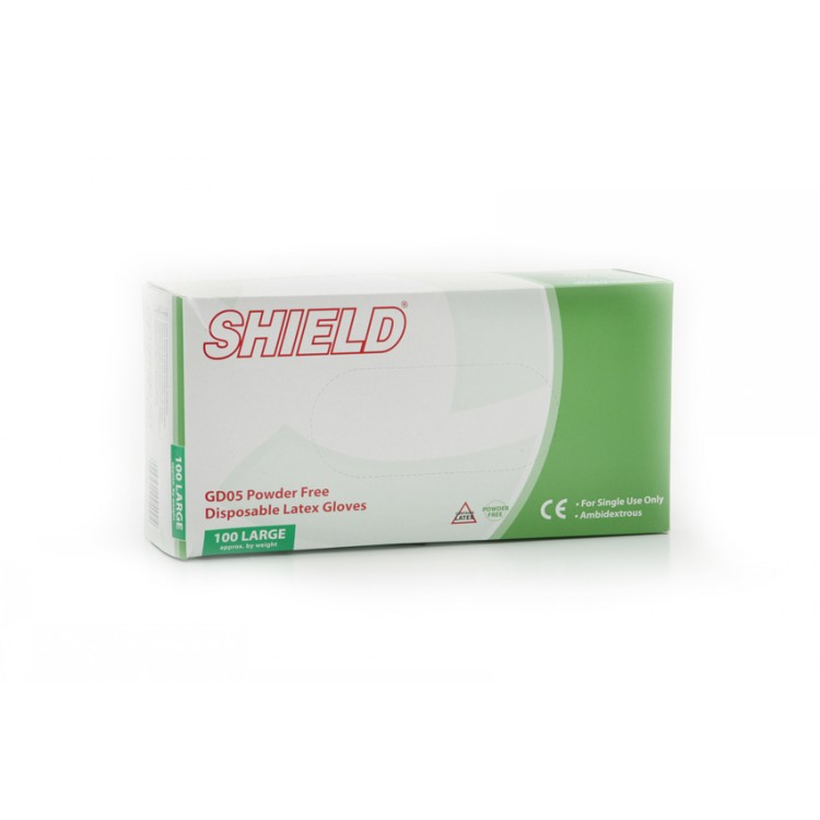 Latex Disposable Gloves Powder Free (box of 100)  from as low as &pound;3.54