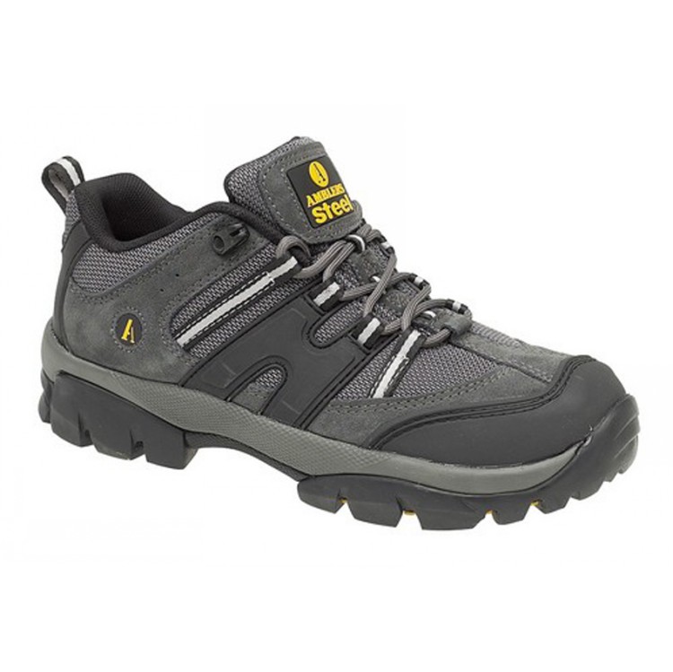 Amblers Steel FS188 Safety Trainers (Grey suede)