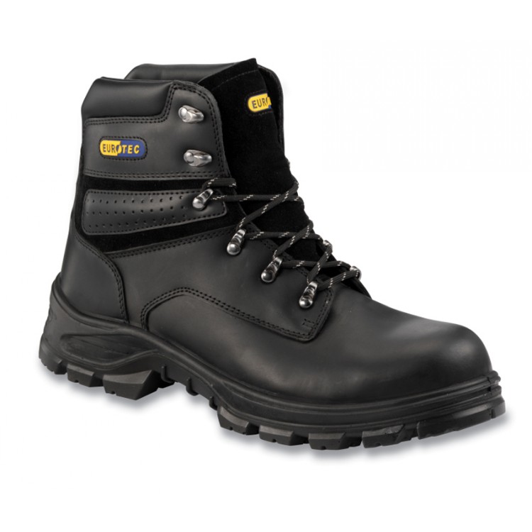 PSF Black Padded Boot with Non metal Toecap and Midsole 700