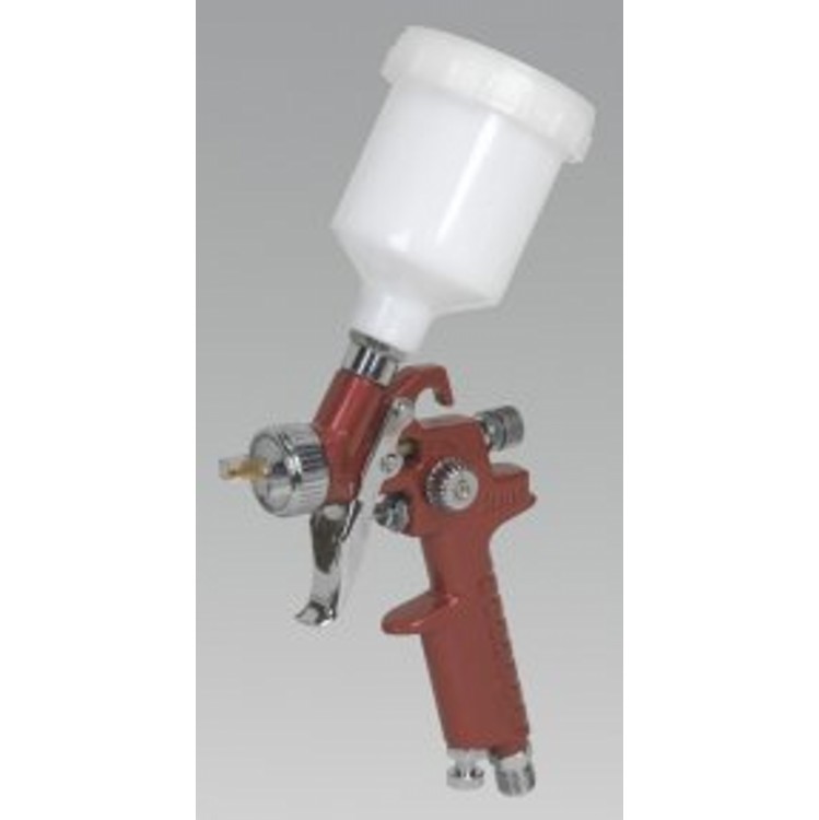 HVLP Gravity Feed Touch-Up Spray Gun 0.8mm Set-Up
