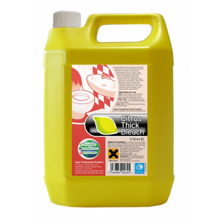 Bleach Thick Citrus 5Ltr